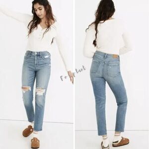NEW Madewell The Perfect Vintage Jean in‎ Denman Wash, 25